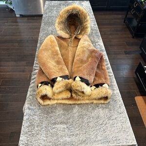 Unisex Jonas Brothers REAL fur coat